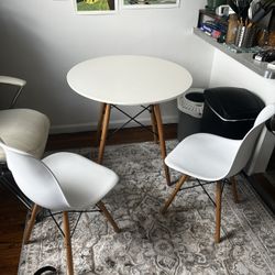 West elm Table And two Chairs