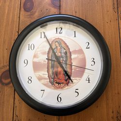 Our Lady of Guadalupe Wall Clock