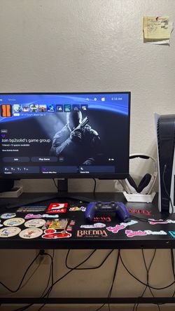 Gaming setup ps5
