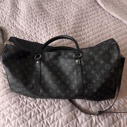 LOUIS VUITTON Monogram Eclipse Keepall Band