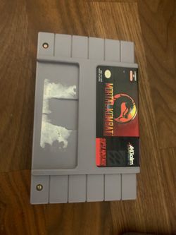 Mortal Kombat SNES AUTHENTIC Cartridge