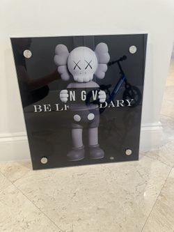 KAWS Wall Art Glass Modern