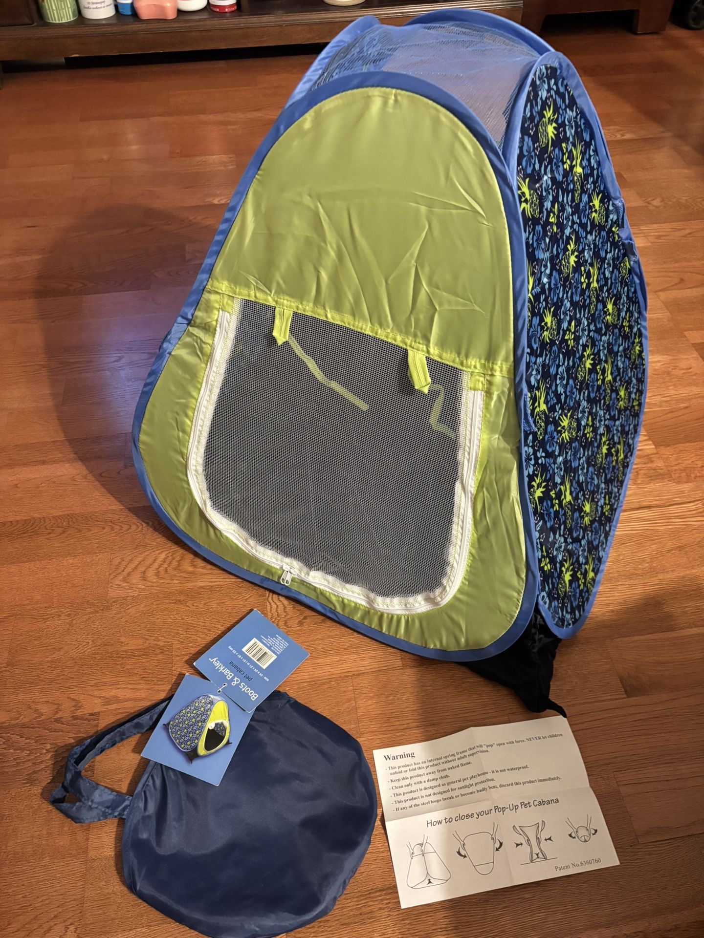 Pop-Up Pet Cabana 24x24x21