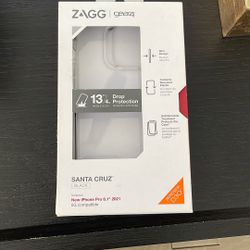 Zagg Santa Cruz Black Clear iPhone 13 6.1 D30 Protect