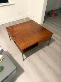 36 x 36 Mid century coffee table 100 obo