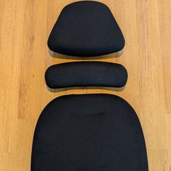 Anthros Chair v1 cushion/pads set, Onyx color, Shapeknit Boucle fabric