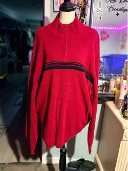 NWOT Vintage Arrow quarter zip sweater- XL 100% cotton