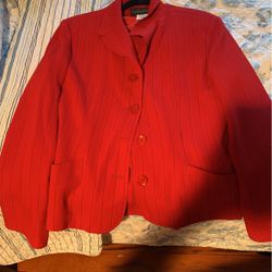Red Blazer/Suit