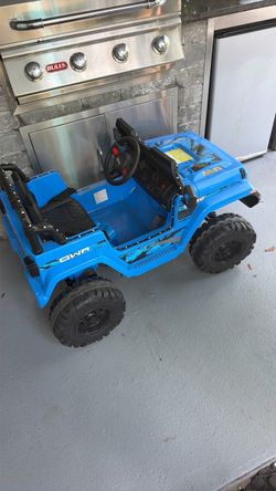 GWA Kids Electric Ride-On Jeep Blue