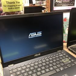 NICE Asus Laptop E410MA-202.blue 4GB RAM 128GB SSD W11 super cool numberpad keypad, see pics