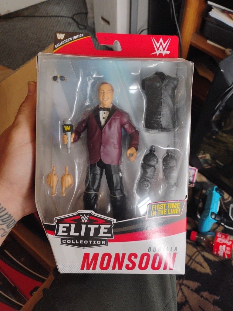 WWE Elite Collection Collectors Edition GORILLA MONSOON NEW!!