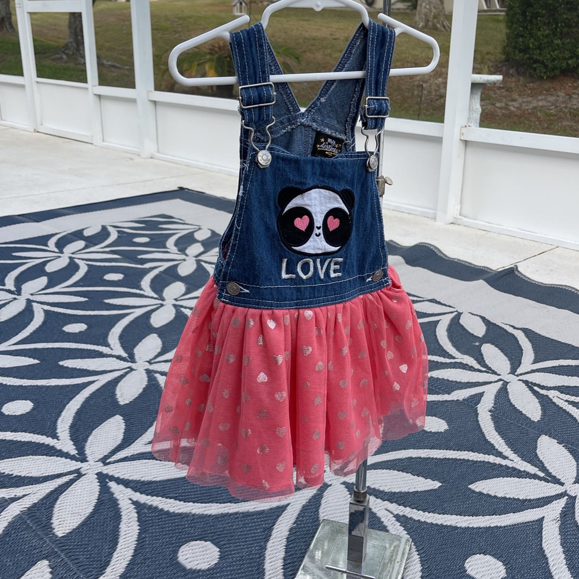 Panda  Denim Dress