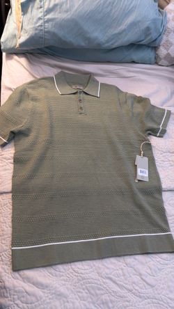 Hudson & Barrow Moss Green Polo Shirt