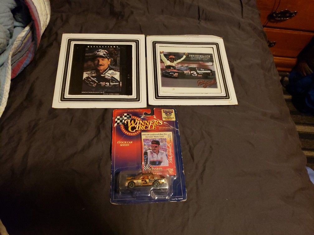 Dale Earnhardt Die Cast Car & Mirrors- First Reasonable Offer