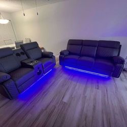 Recliner Set Sofa And Loveseat 