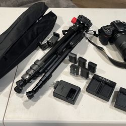 Nikon D7500 with 2 Lenses & Accessories LIKE NEW