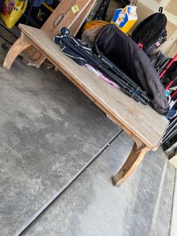 Kids wood table