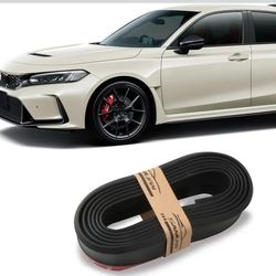 PC 2.5M/8.2Ft Car Anti-Collision Rubber Strip, Universal Car Front Lip