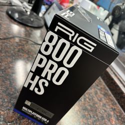 BRAND NEW RIG 800 PROS 