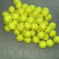 50 Mix Titleist Pro V1 V1x Yellow Golf Balls 