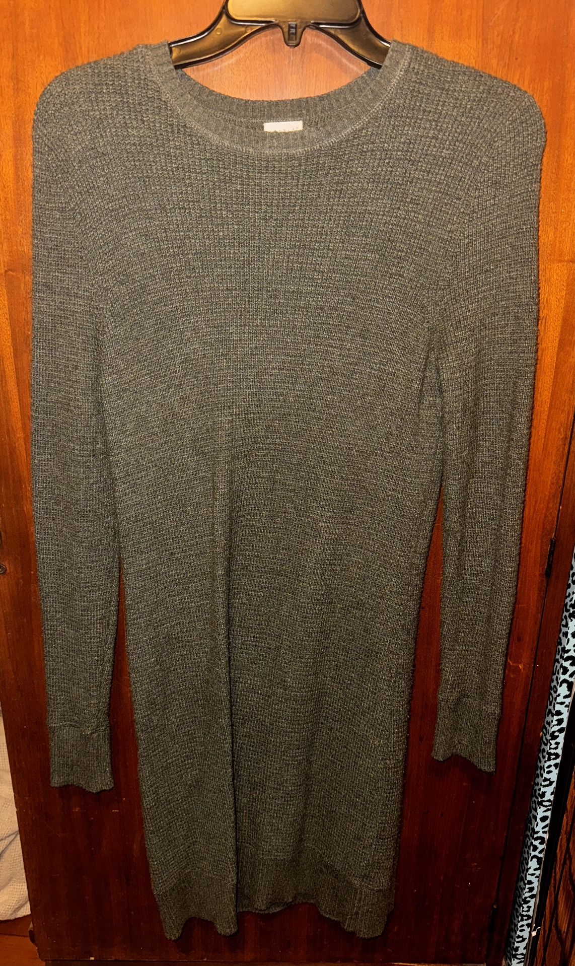 Beautiful Olive Green Sweater Dress