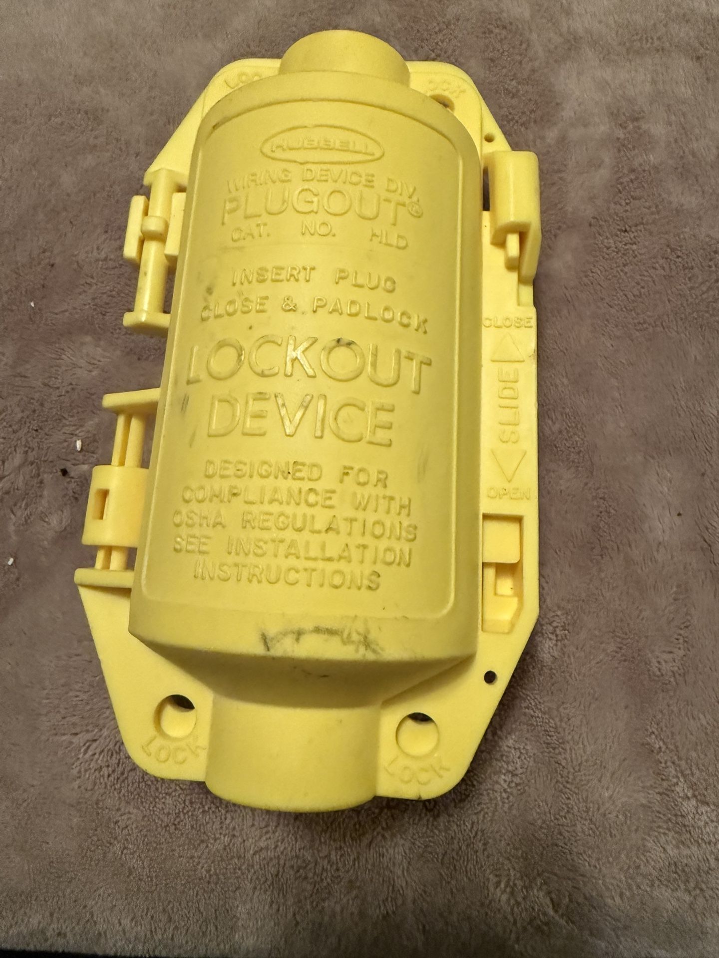 Hubbell Lockout Device