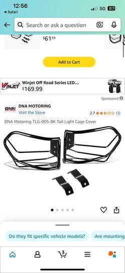 Tail light cover for 07-14 fj cruiser