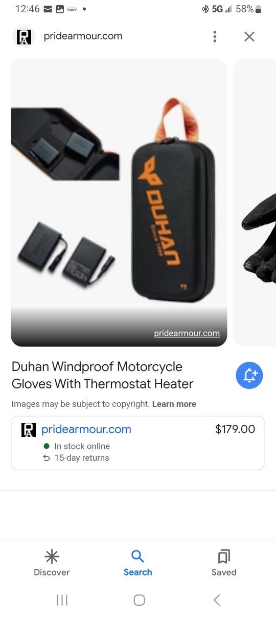 AWSOME DUHAN ELECTRIC HEATING GLOVES / CHARGE BATTERIES was $100