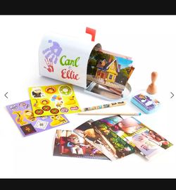 Disney Store UP Mailbox Postcards Carl And Ellie
