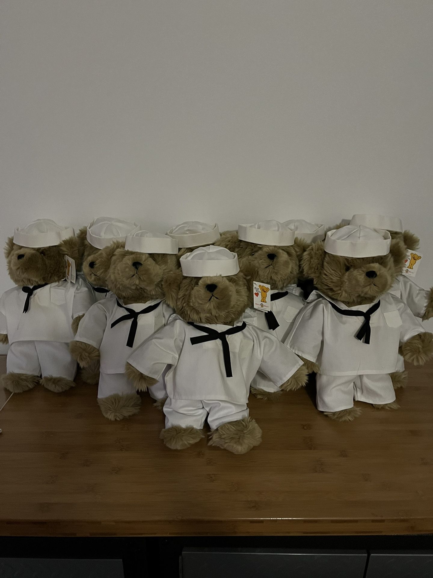 Navy Bears Stuffed Animals Clothes Handmade