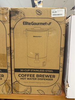 Elite Cuisine Elite Cuisine 30 Cup Pro Stain Stainless Steel