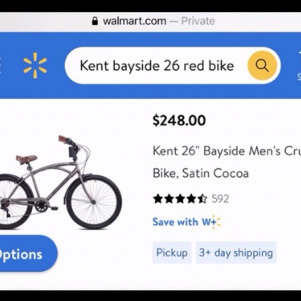 Like New Bike Kent 26 inch Bayside Men s Cruiser. 115. or best offer Was 248.00 New Pick up only. Only accept money order or cashiers check. for Sale in Cedar Park TX OfferUp