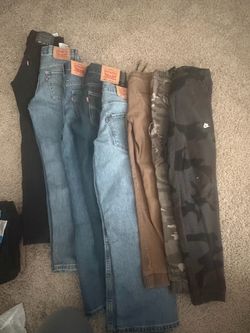 LOT Boys clothes 10/12 Levi’s, Nikes, Vans and more located off Gosford and Mccutcheon
