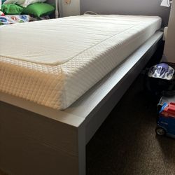 IKEA Twin Bed Frame And Mattress 