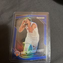 Karl Anthony Towns KAT prizm Black Blue Refractor /199