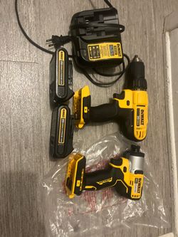 Dewalt set impact drill batteries