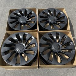 20” Tesla Model 3 Performance Oem Wheels Uberturbine Rims New Satin Black 2018-2024