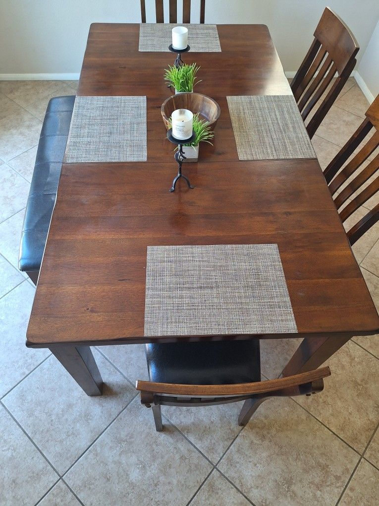 Wood Table Set