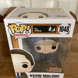 Funko POP The Office Kevin Malone Tissue Box Shoes Lunch Exclusive #1048 New MOC