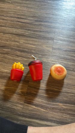 Mcd’s squishy Miniature Fast Food Figurine Set