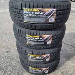 215 55 17 NEW TIRES CAMRY ALTIMA ACCORD KIA MALIBU IMPALA LEXUS ACURA CRUZ 
