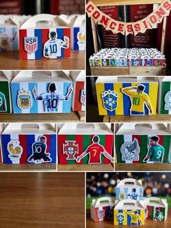 World Cup goody boxes/ soccer Birthday party