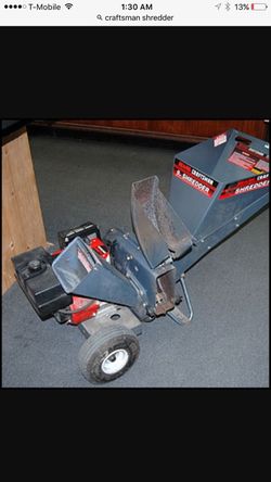 Craftsman shredder