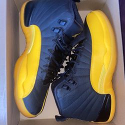 Jordan 12 Yellow And Black 