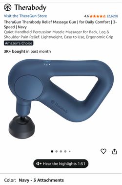 Theragun Navy Massage gun