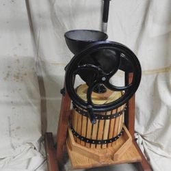 Restored Antique Wine Fruit Crusher/ Press