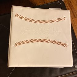 Binder With Baseball Cards 