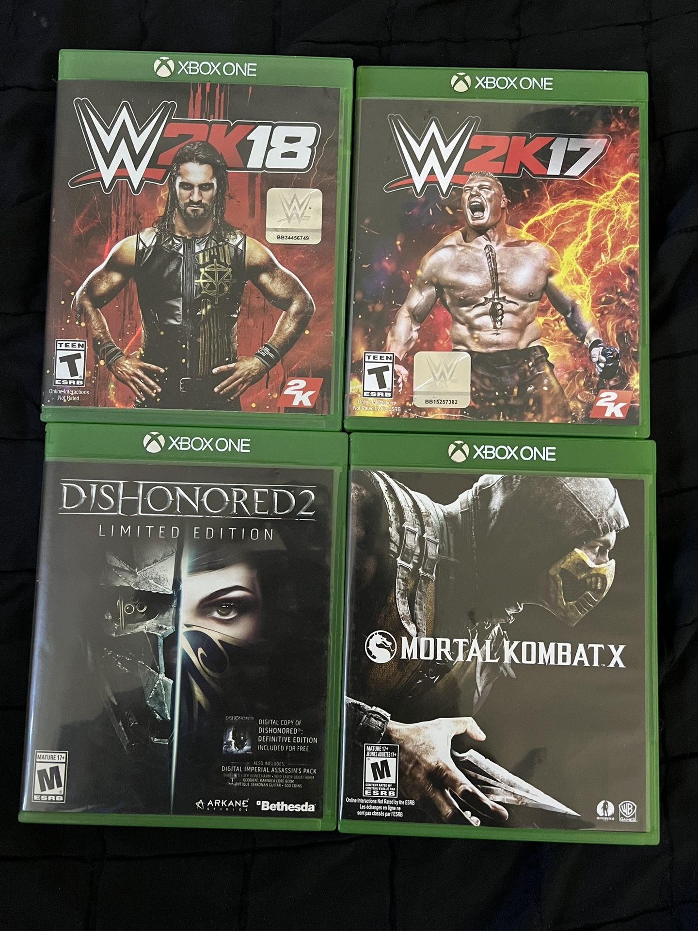 Xbox One Games Lot