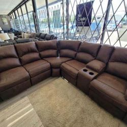 Brand New Reclining Sectional Sofa 