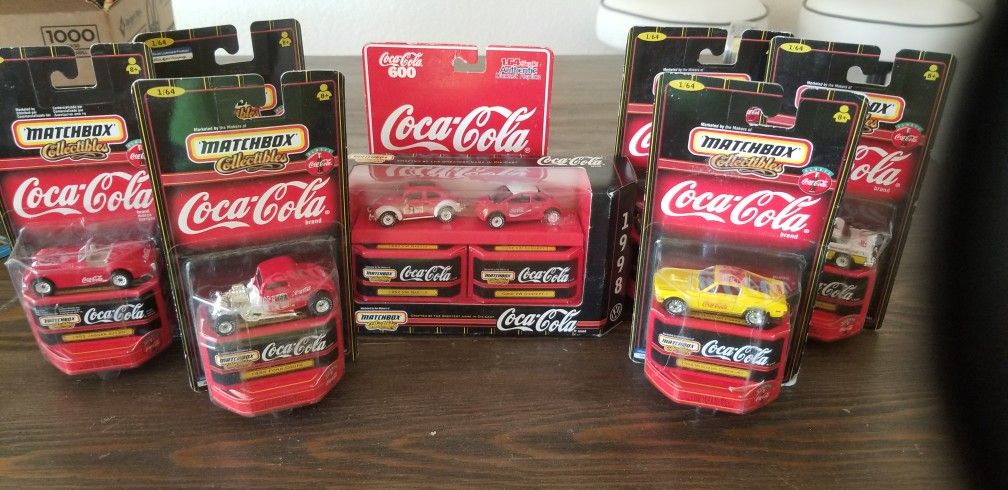 Matchbox Collectible Set 90s Coca cola Vintage